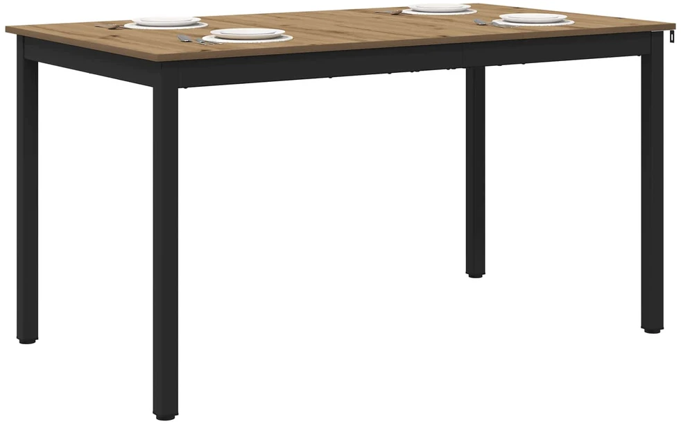 Valgomieji stalai 140 x 80 x 75 cm Apdirbta mediena