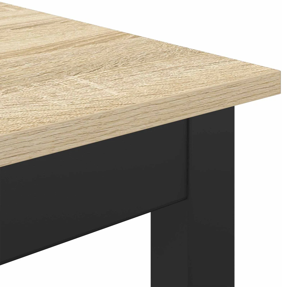 Valgomieji stalai 150 x 90 x 75 cm Apdirbta mediena