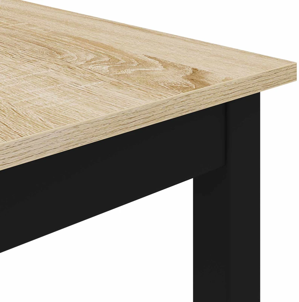 Valgomieji stalai 180 x 90 x 75 cm Apdirbta mediena
