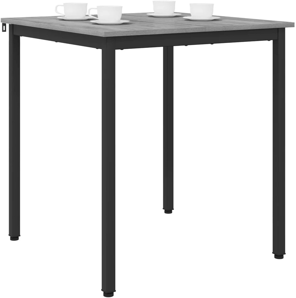 Valgomieji stalai 70 x 70 x 75 cm Apdirbta mediena Pilka Sonoma