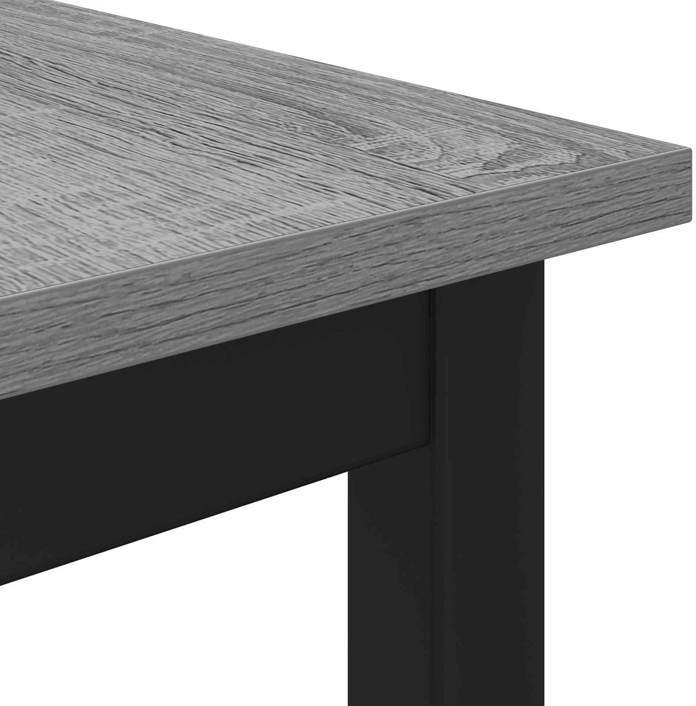 Valgomieji stalai 70 x 70 x 75 cm Apdirbta mediena Pilka Sonoma