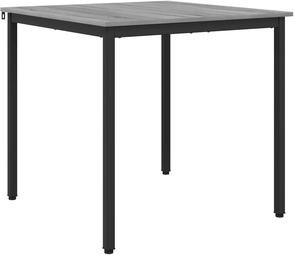 Valgomieji stalai 80 x 80 x 75 cm Apdirbta mediena Pilka Sonoma
