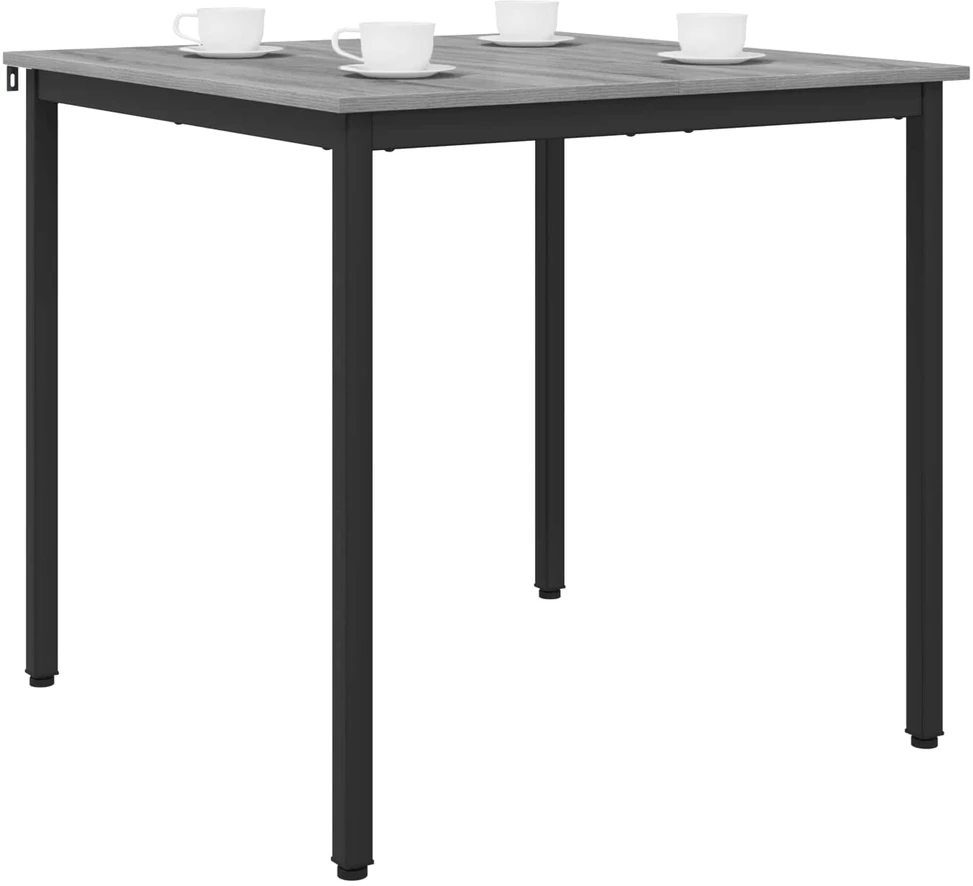 Valgomieji stalai 80 x 80 x 75 cm Apdirbta mediena Pilka Sonoma
