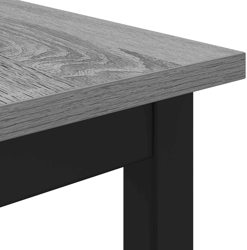 Valgomieji stalai 80 x 80 x 75 cm Apdirbta mediena Pilka Sonoma