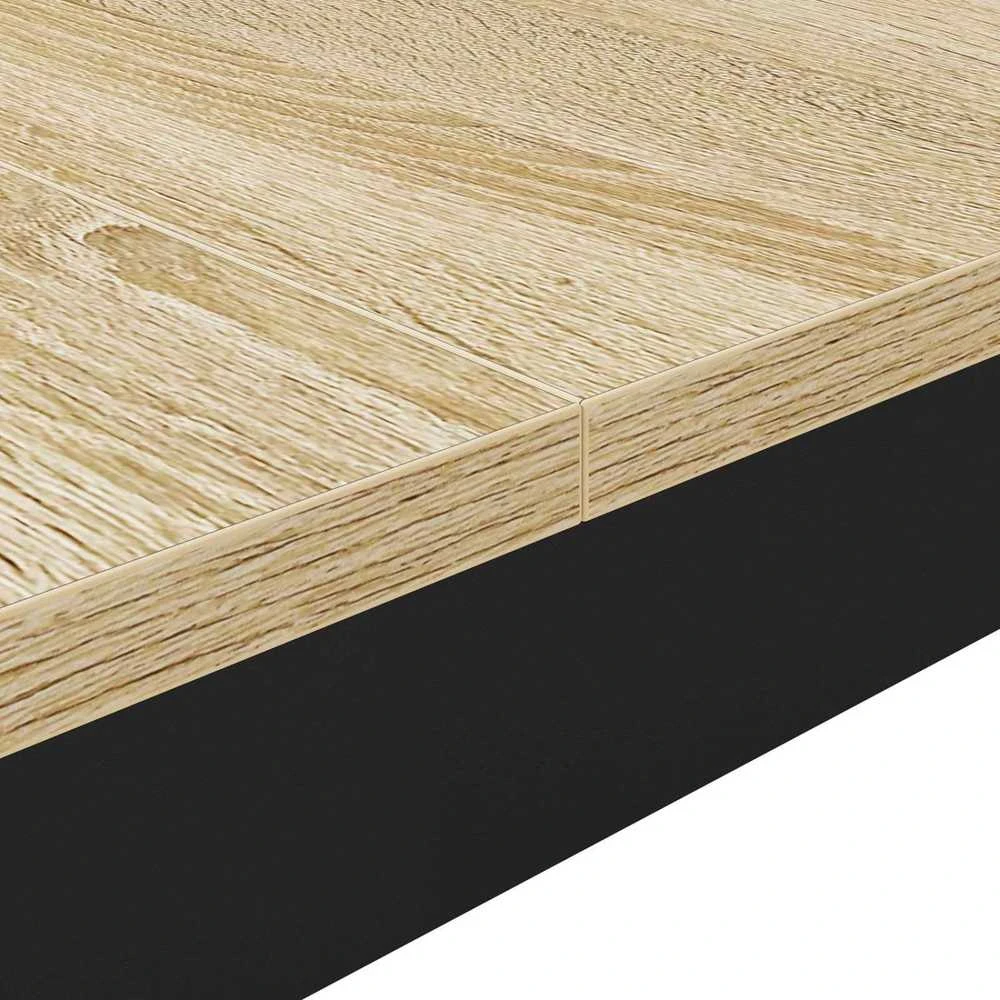 Valgomieji stalai 180 x 90 x 75 cm Apdirbta mediena
