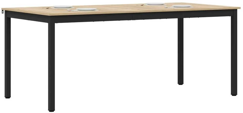 Valgomieji stalai 180 x 90 x 75 cm Apdirbta mediena