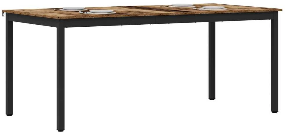 Valgomieji stalai 180 x 90 x 75 cm Apdirbta mediena