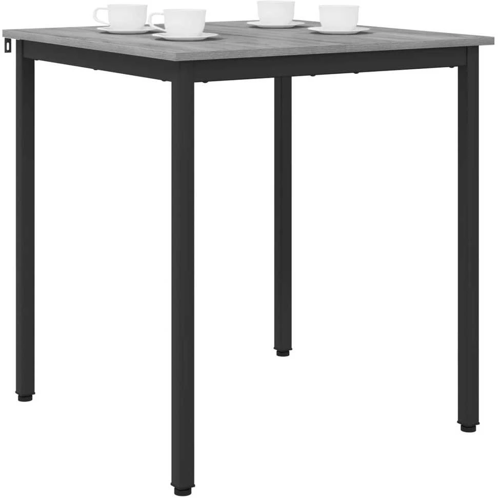 Valgomieji stalai 70 x 70 x 75 cm Apdirbta mediena Pilka Sonoma