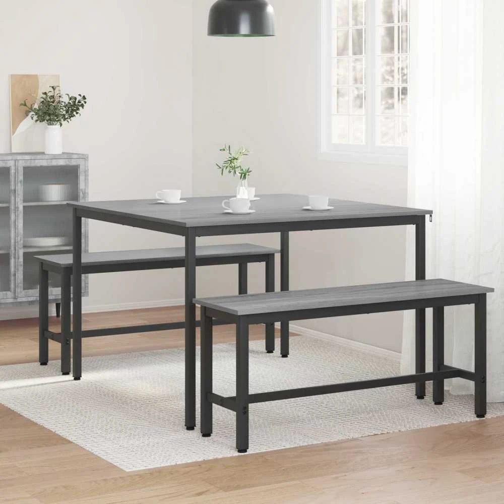 Valgomieji stalai 110 x 110 x 75 cm METALAS Stačiakampio