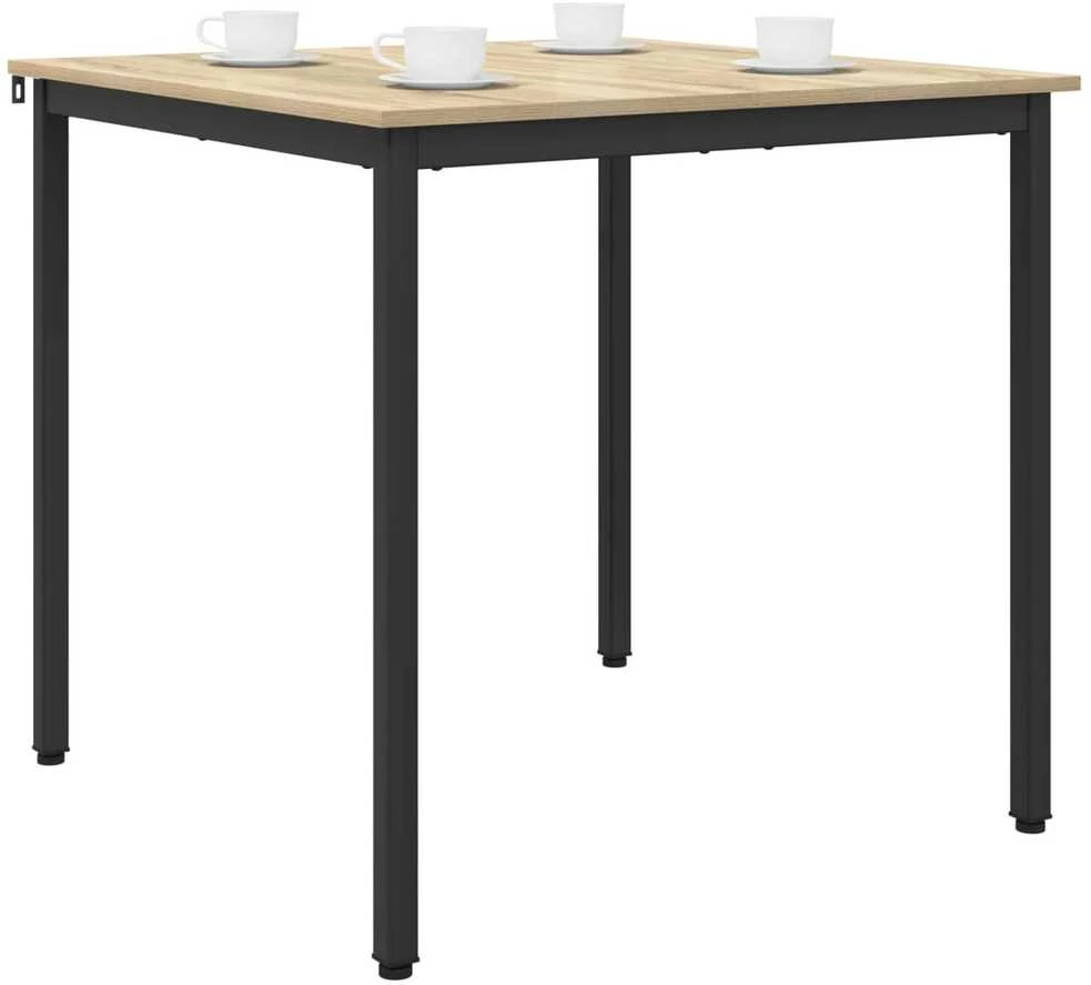 Valgomieji stalai 80 x 80 x 75 cm Apdirbta mediena Kvadrato