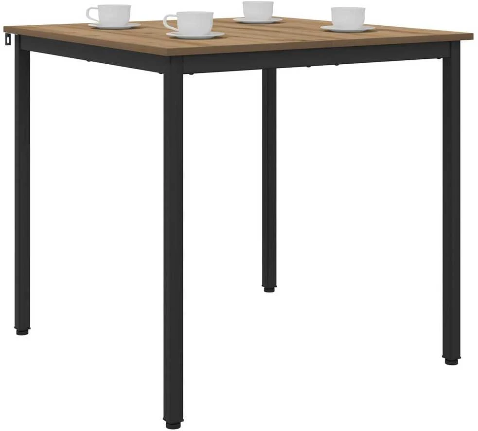 Valgomieji stalai 80 x 80 x 75 cm Apdirbta mediena Kvadrato