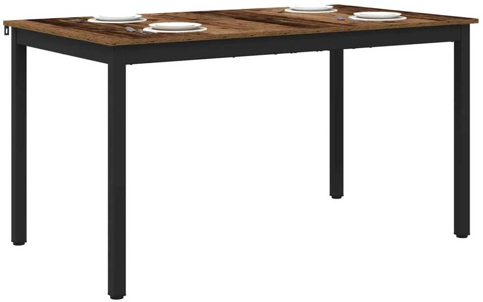 Valgomieji stalai 140 x 80 x 75 cm Apdirbta mediena