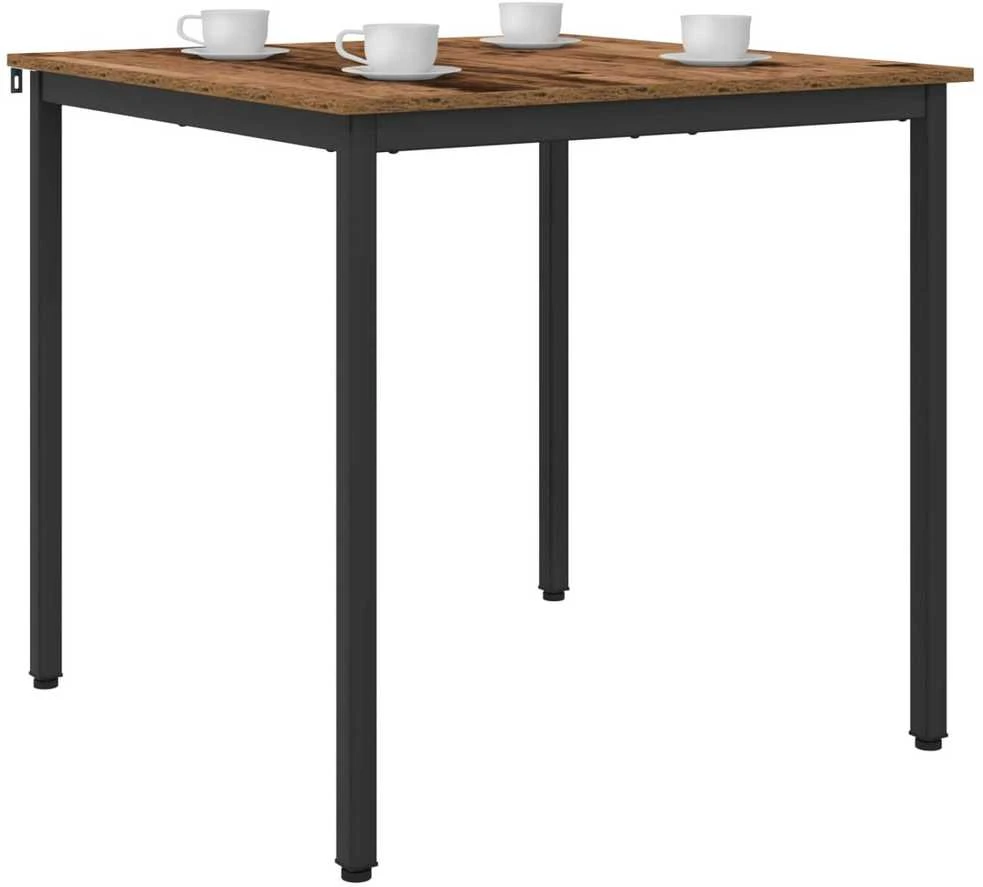 Valgomieji stalai 80 x 80 x 75 cm Apdirbta mediena Kvadrato