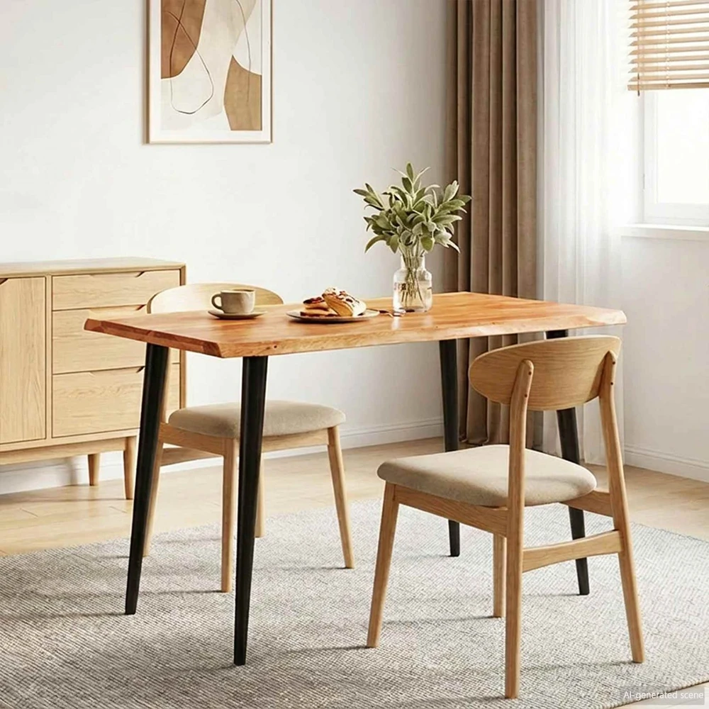 Valgomieji stalai Ruda ir juoda 110 x 55 x 78 cm