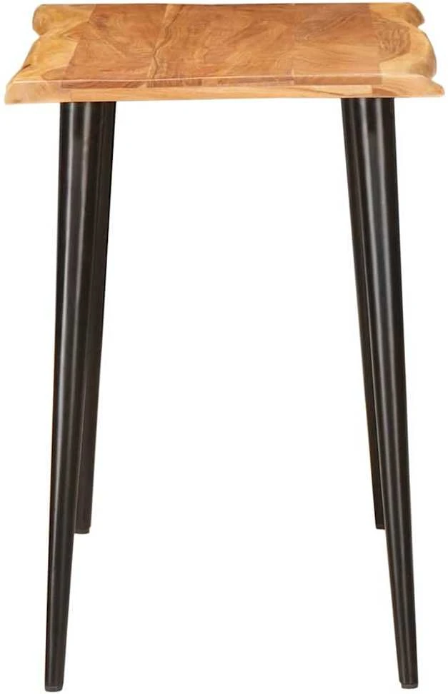 Valgomieji stalai Ruda ir juoda 110 x 55 x 78 cm