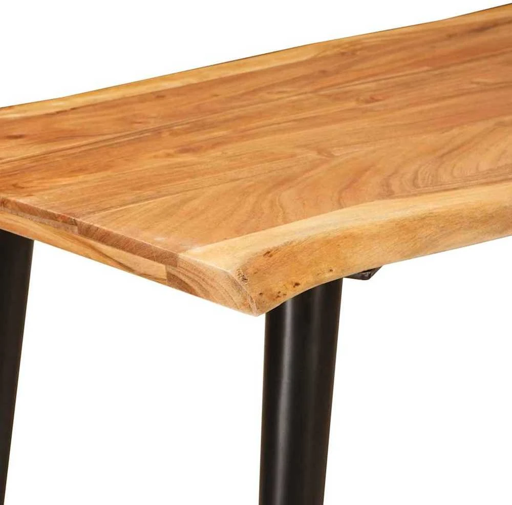 Valgomieji stalai Ruda ir juoda 110 x 55 x 78 cm