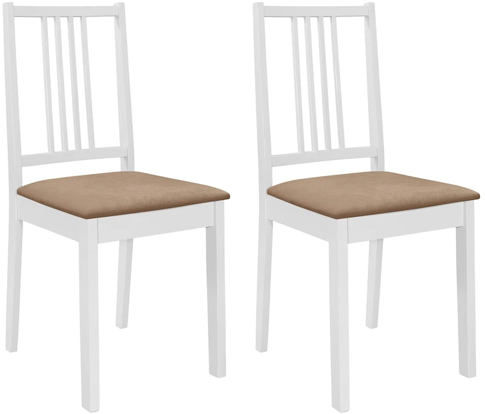 Valgomojo baldų komplektas, 3d., baltos sp., MDF