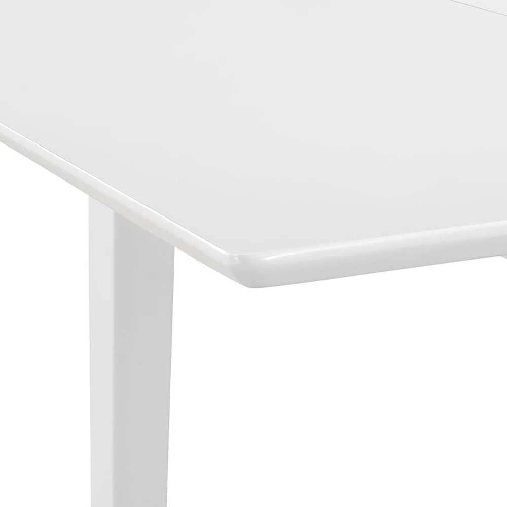 Valgomojo baldų komplektas, 5d., baltos sp., MDF