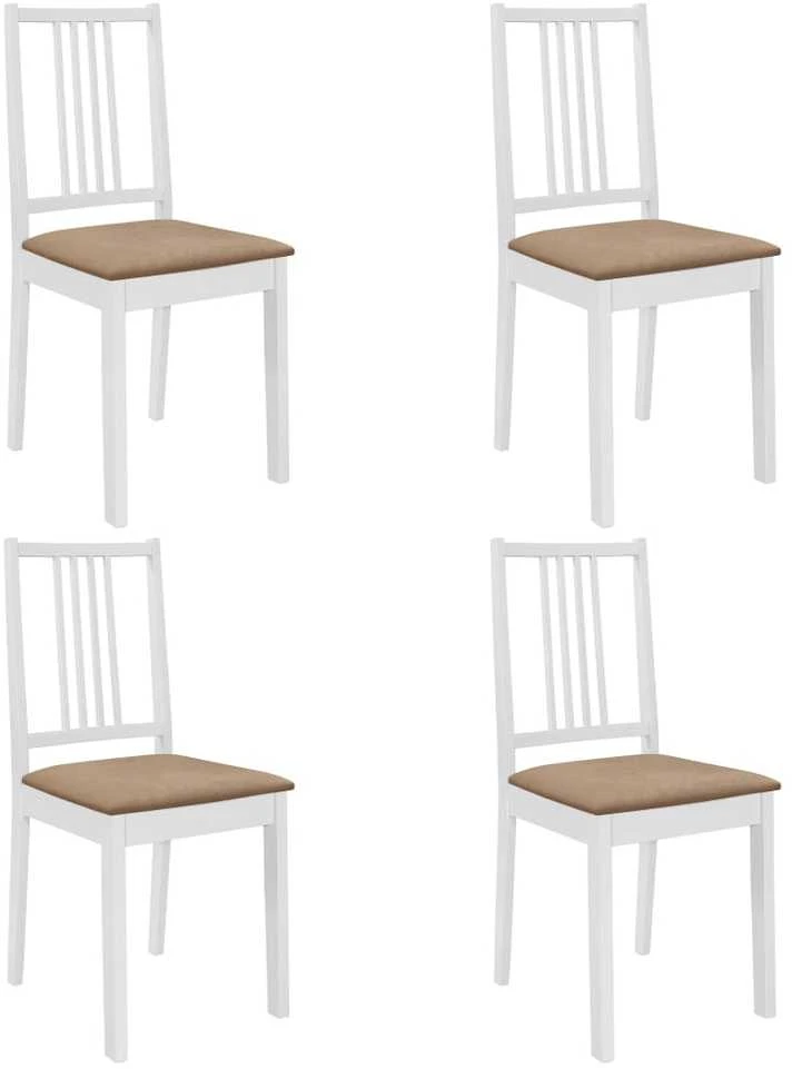 Valgomojo baldų komplektas, 5d., baltos sp., MDF