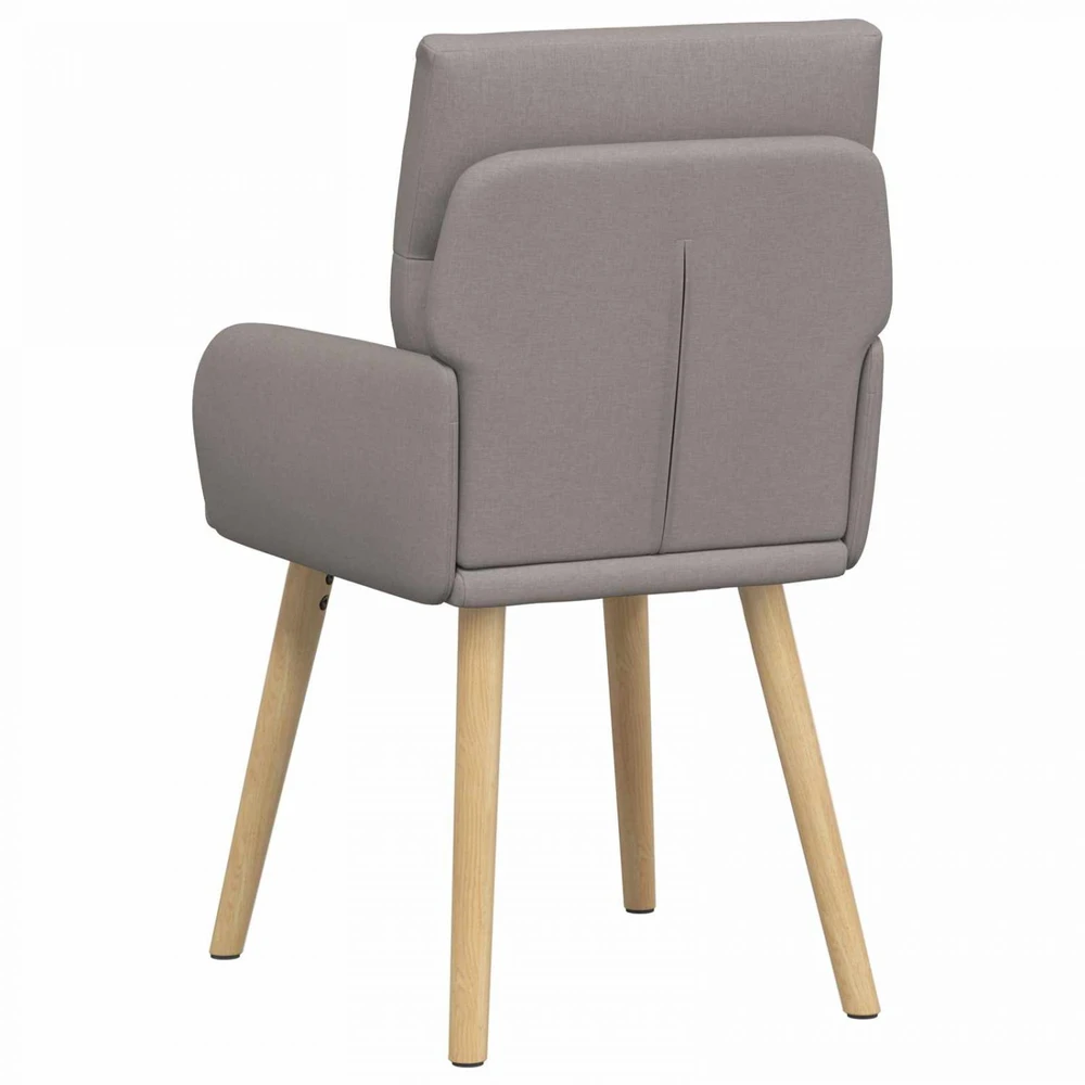 Valgomojo kėdės 2 vnt. Audinys Taupe 60 x 56 x 96 cm