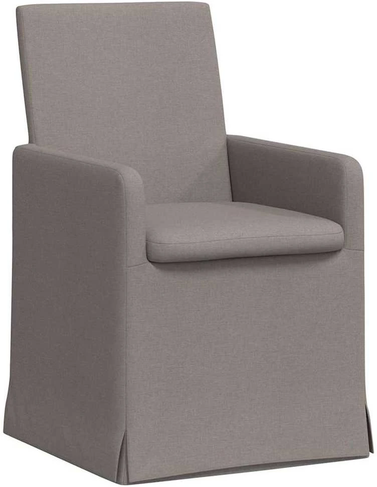 Valgomojo kėdės 2 vnt. audinys Tortora 57 x 67 x 95 cm