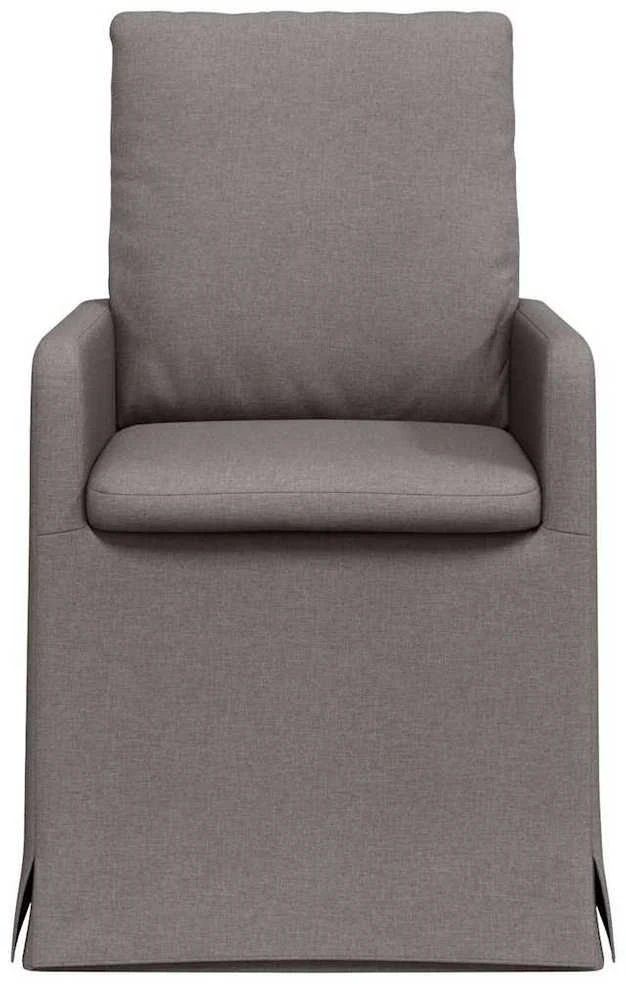 Valgomojo kėdės 2 vnt. audinys Tortora 57 x 67 x 98 cm
