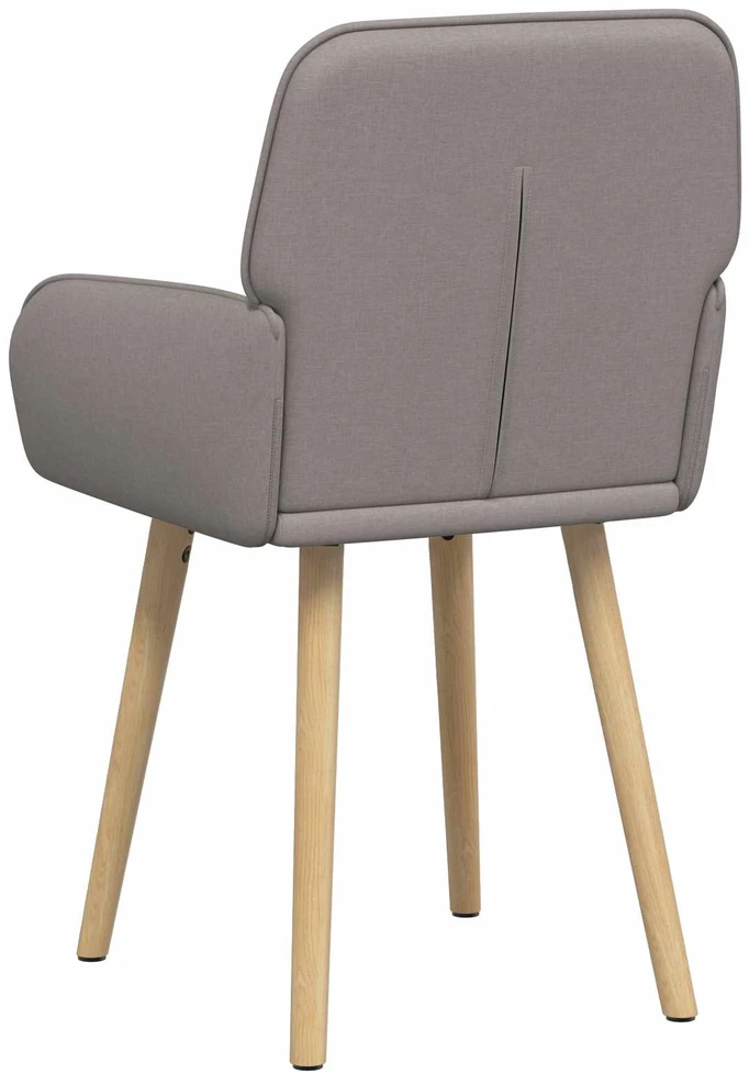 Valgomojo kėdės 2 vnt. Audinys Taupe 56,5 x 50 x 87,5 cm