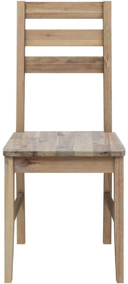 Valgomojo kėdės, 2vnt., akacijos medienos masyvas