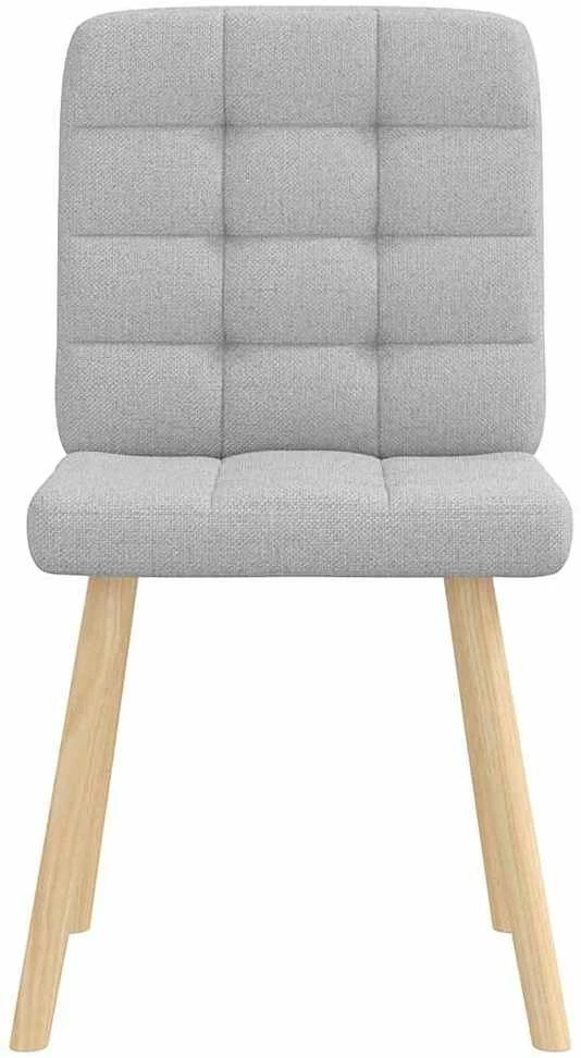 Bigbuy Home Valgomojo kėdės, 2vnt., pilkos spalvos, audinys