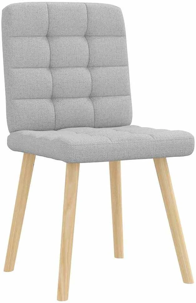 Bigbuy Home Valgomojo kėdės, 2vnt., pilkos spalvos, audinys