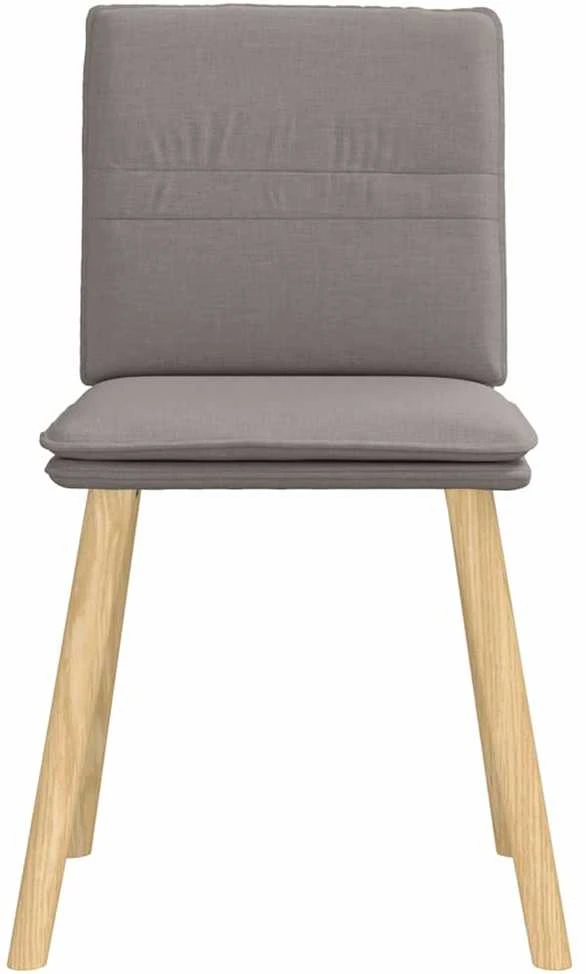 Valgomojo kėdės, 2vnt., taupe spalvos, audinys