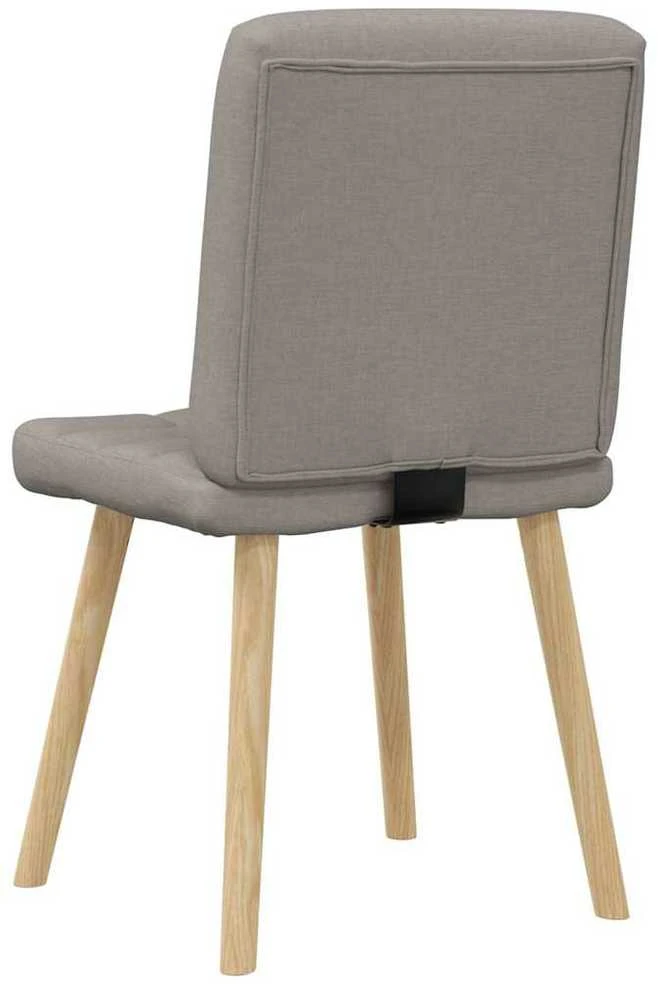 Valgomojo kėdės, 2vnt., taupe spalvos, audinys