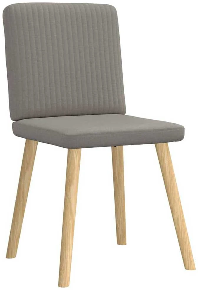 Valgomojo kėdės, 2vnt., taupe spalvos, audinys