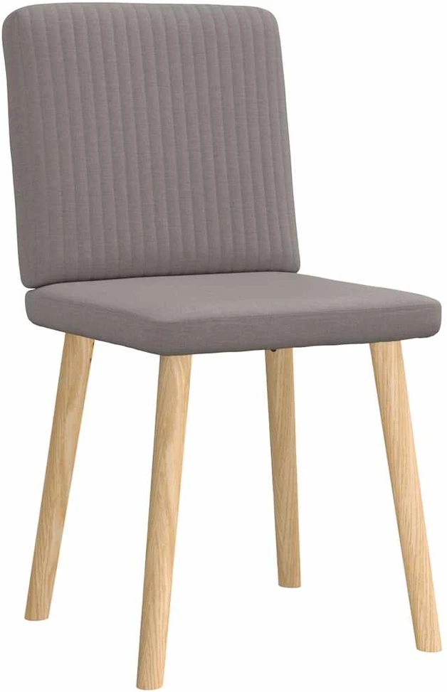 Valgomojo kėdės, 2vnt., taupe spalvos, audinys