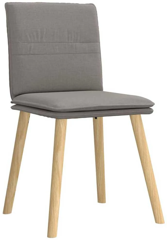 Valgomojo kėdės, 2vnt., taupe spalvos, audinys