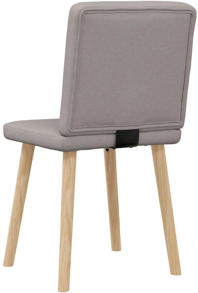 Valgomojo kėdės, 2vnt., taupe spalvos, audinys