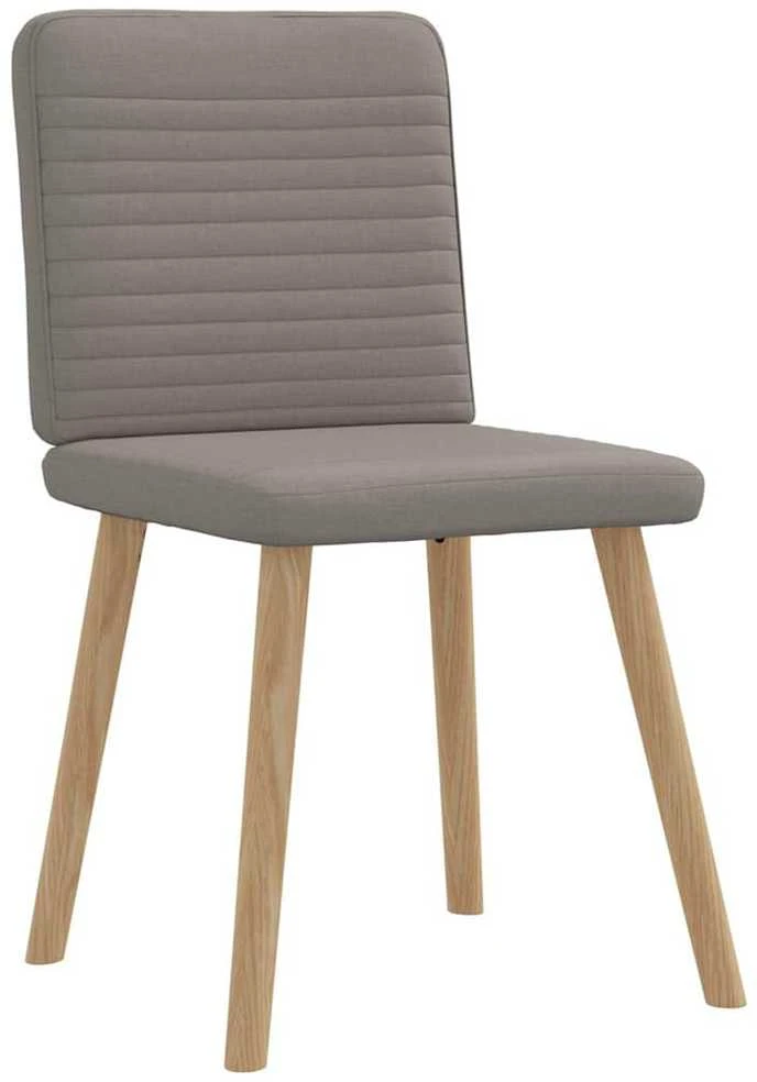 Valgomojo kėdės, 2vnt., taupe spalvos, audinys