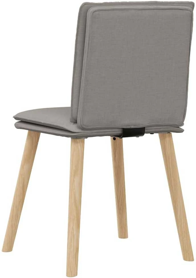 Valgomojo kėdės, 2vnt., taupe spalvos, audinys