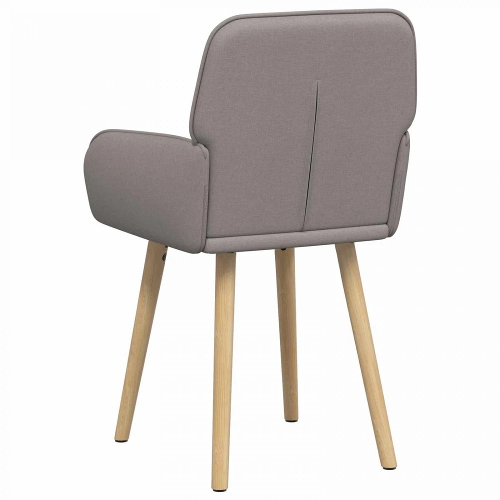 Valgomojo kėdės 4 vnt. Audinys Taupe 56,5 x 50 x 87,5 cm
