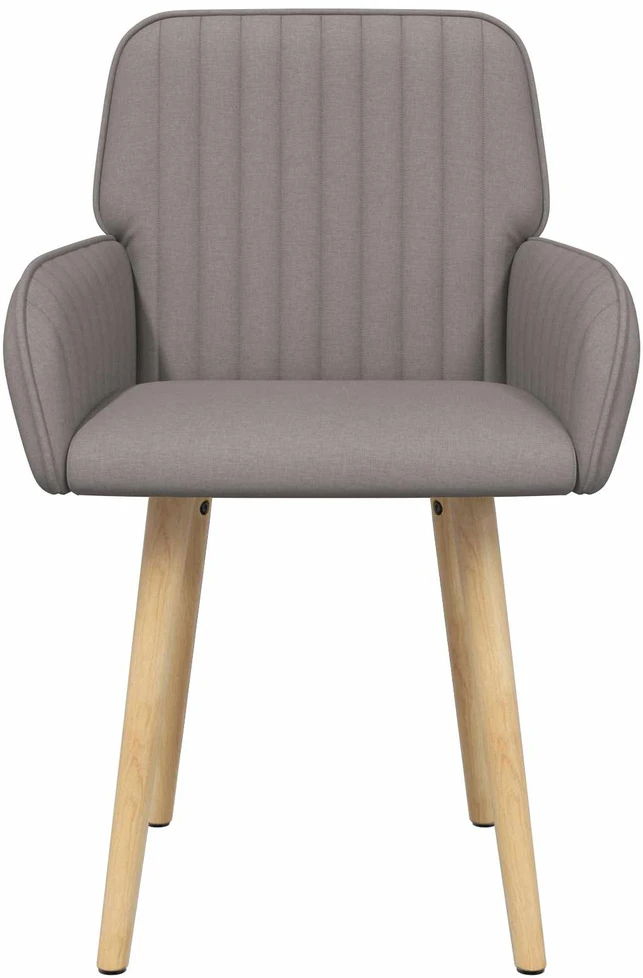 Valgomojo kėdės 4 vnt. Audinys Taupe 56,5 x 50 x 87,5 cm