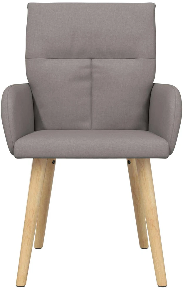 Valgomojo kėdės 6 vnt. Audinys Taupe 60 x 56 x 85 cm