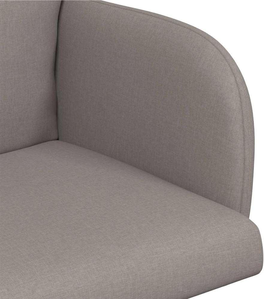 Valgomojo kėdės 6 vnt. Audinys Taupe 60 x 56 x 85 cm