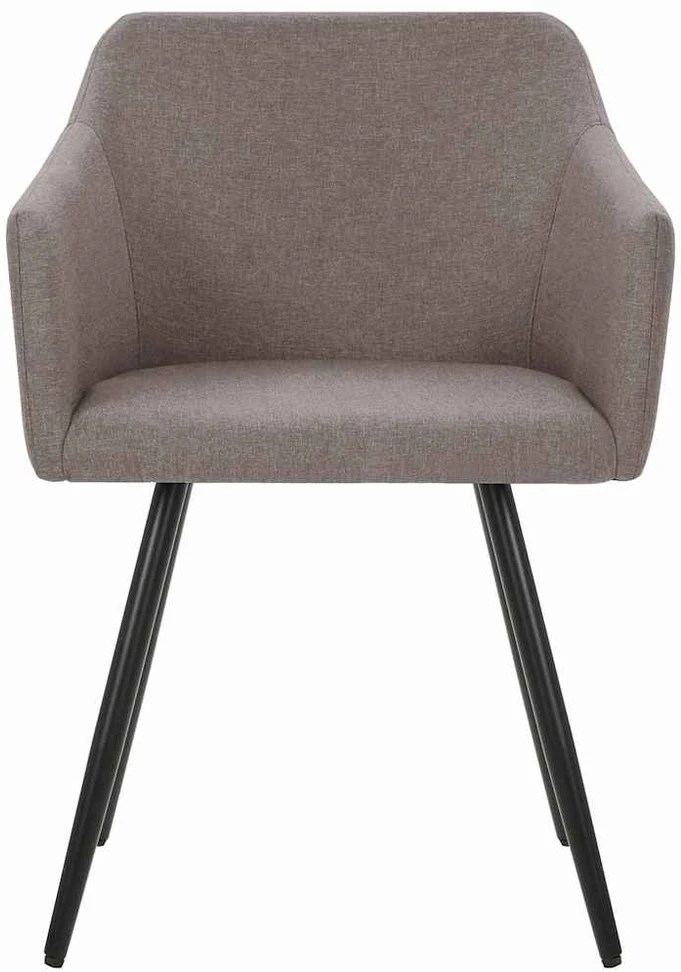 Valgomojo kėdės, 6vnt., taupe spalvos, audinys
