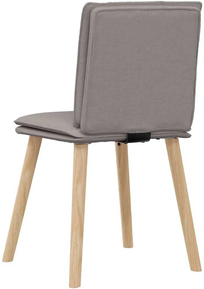 Valgomojo kėdės, 6vnt., taupe spalvos, audinys