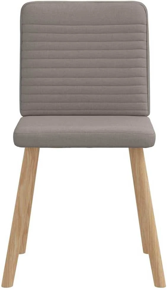 Valgomojo kėdės, 6vnt., taupe spalvos, audinys