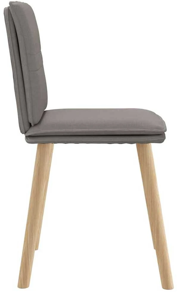 Valgomojo kėdės, 6vnt., taupe spalvos, audinys