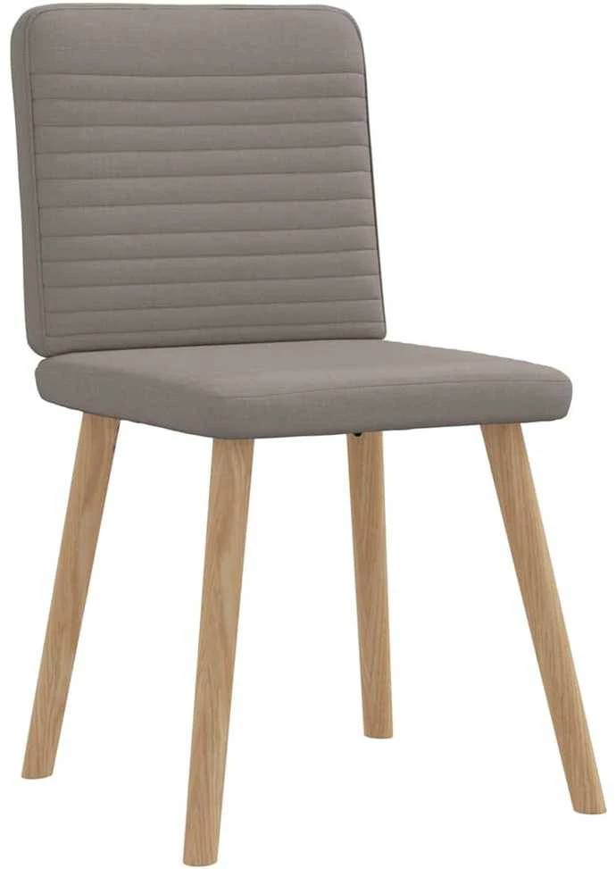 Valgomojo kėdės, 6vnt., taupe spalvos, audinys