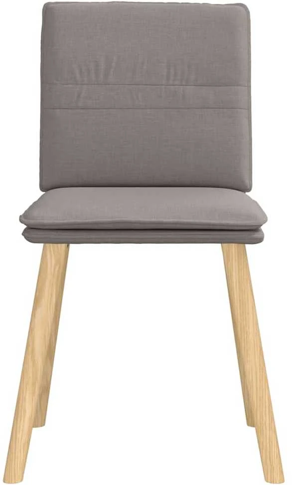 Valgomojo kėdės, 6vnt., taupe spalvos, audinys