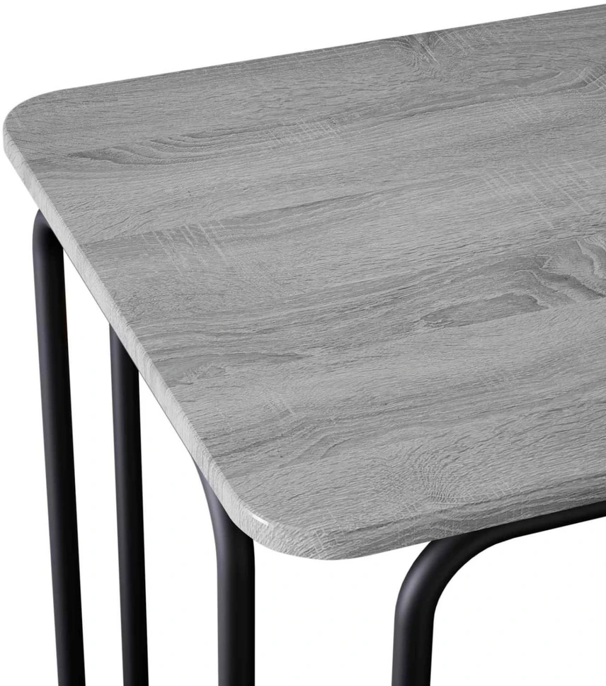 Valgomojo stalas 100 x 50 x 75 cm Apdirbta mediena Pilka Sonoma
