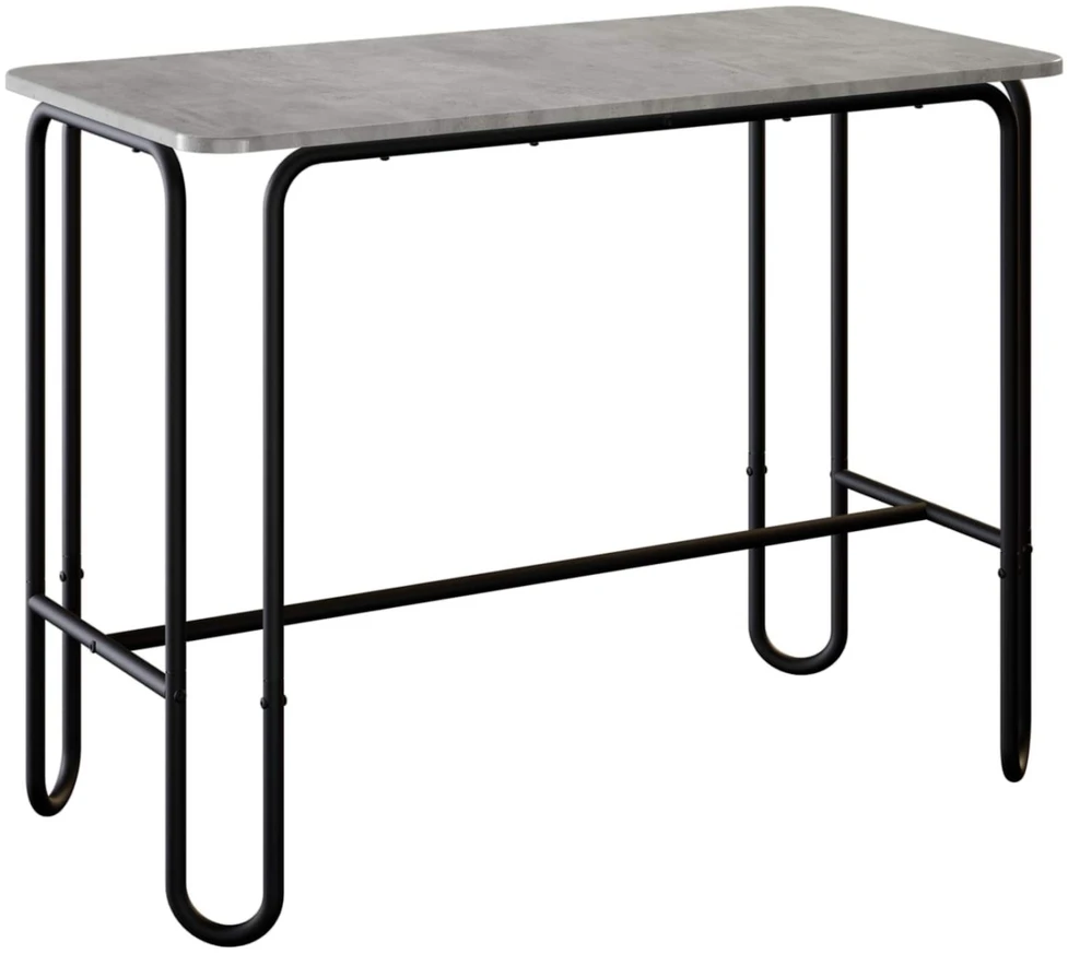 Valgomojo stalas 100 x 50 x 75 cm Apdirbta mediena Betono pilka